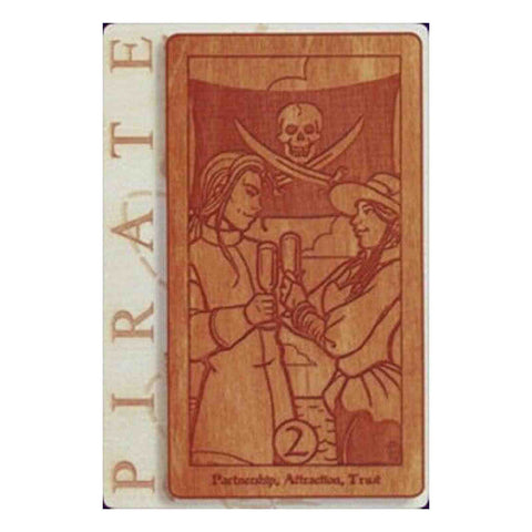 Pirate Tarot Cards Deck Woodcarving Schiffer Publishing Carrie Lucas Amodio