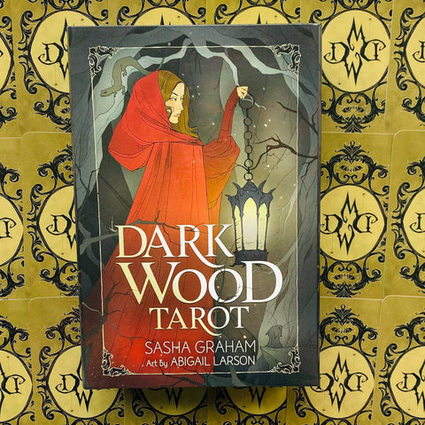 Dark Wood Tarot Cards Deck And Book Set Graham Larson Llewellyn With Bag