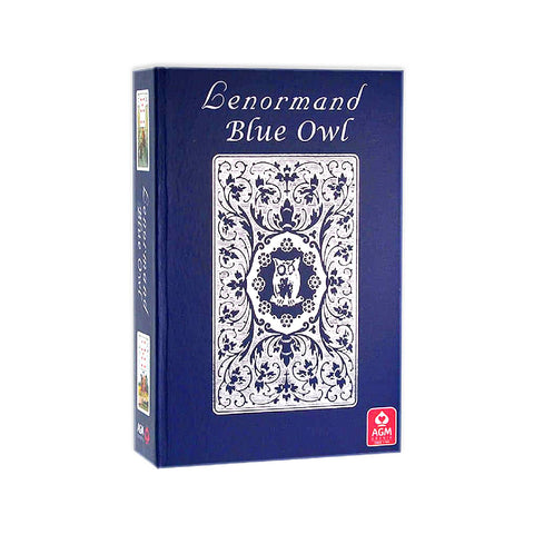 Lenormand Blue Owl Premium Edition Silver Foil Cards Deck Agm Urania