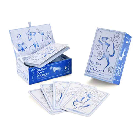 Bleu Cat Tarot Cards Deck Handbook Schiffer Publishing Beth Seilonen With Bag