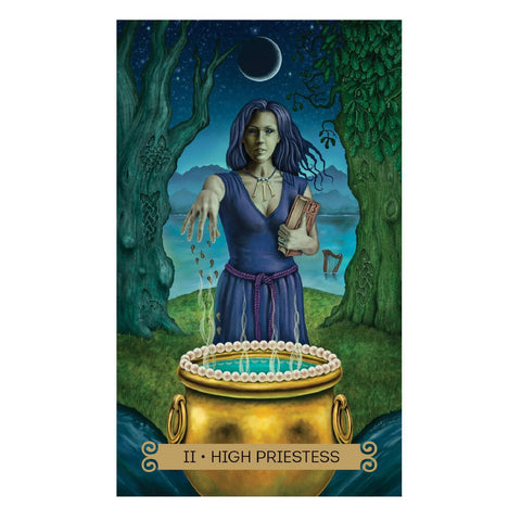 Celtic Tarot Cards Deck Esoteric Telling Kristoffer Hughes Llewellyn