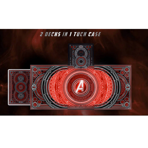 Avengers Ultron Playing Cards 2 Decks Pvc & Paper Led Lights Difatta