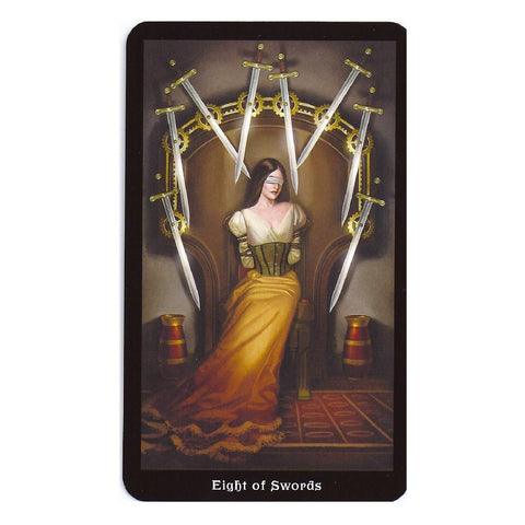 The Steampunk Tarot Cards Deck Esoteric Telling Barbara Moore Llewellyn