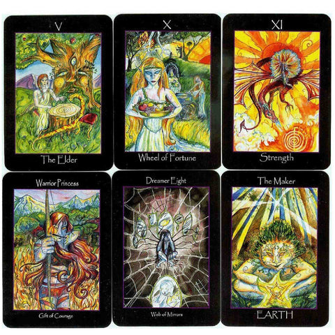 Tarot Of The Sidhe Cards Deck Book Schiffer Publishing Emily Carding