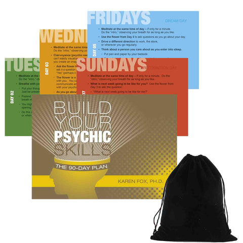 Build Your Psychic Skills: The 90-Day Plan Cards Deck Schiffer Publishing  With Bag
