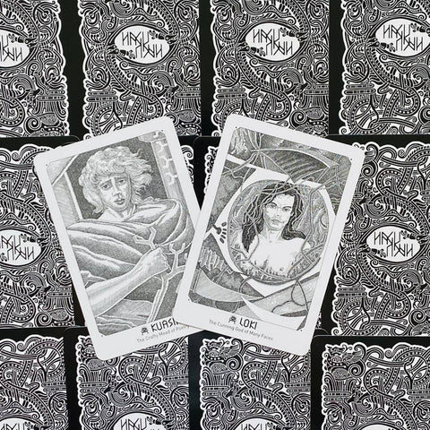 Yggdrasil Norse Cards Deck –  Nordic Oracle Divination Runes Mythology