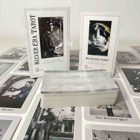 Silver Era Tarot Cards Deck Esoteric Tarot Divination Schiffer Publishing