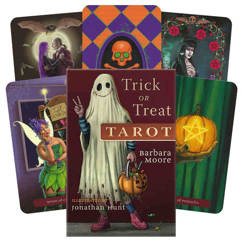 Trick Or Treat Tarot Cards Deck Llewellyn By Barbara Moore Contemporary