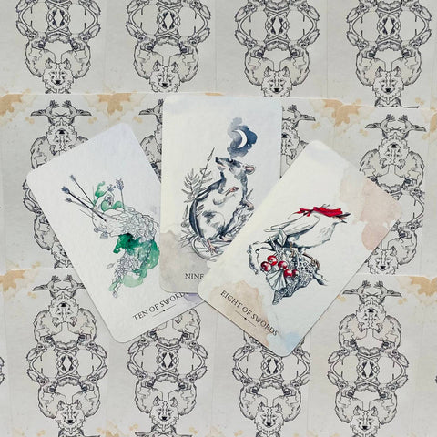 Otherkin Tarot Cards Deck Esoteric Siolo Thompson Llewellyn