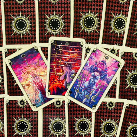 Mystical Manga Tarot Cards Deck Esoteric Telling Barbara Moore Llewellyn