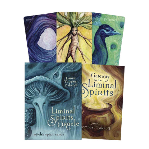 Liminal Spirits Oracle Cards Deck Book Kit Laura Tempest Zakroff Llewellyn