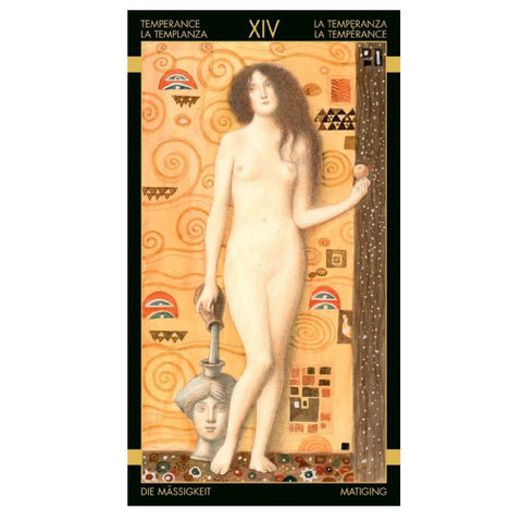 Golden Tarot Of Klimt Deck Cards Multilingual Lo Scarabeo By Gustav Klimt