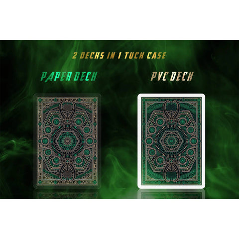 Avengers Loki Playing Cards 2 Decks Pvc & Paper Led Lights Difatta