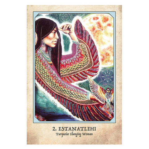 Earth Warriors Oracle Deck Cards Esoteric Fortune Telling Blue Angel