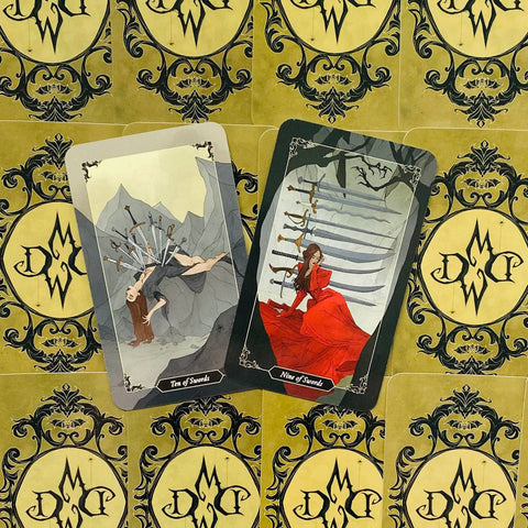 Dark Wood Tarot Cards Deck And Book Set Sasha Graham Abigail Larson Esoteric