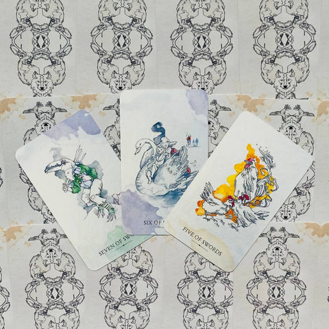 Otherkin Tarot Cards Deck Esoteric Siolo Thompson Llewellyn