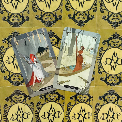 Dark Wood Tarot Cards Deck And Book Set Sasha Graham Abigail Larson Esoteric