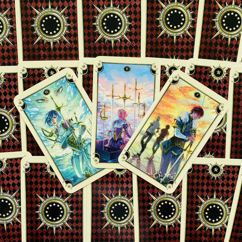 Mystical Manga Tarot Cards Deck Esoteric Telling Barbara Moore Llewellyn