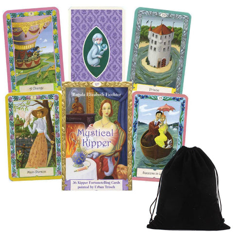Mystical Kipper Oracle Deck Cards Regula Elizabeth Fiechter With Bag