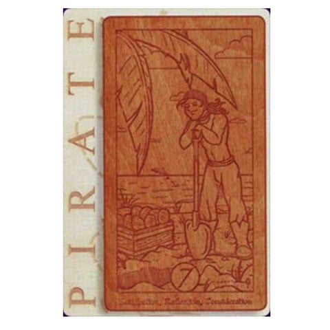 Pirate Tarot Cards Deck Woodcarving Schiffer Publishing Carrie Lucas Amodio