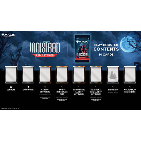 MTG Innistrad: Remastered Play Booster Pack – Magic: The Gathering