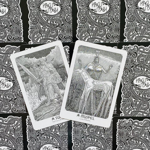 Yggdrasil Norse Cards Deck –  Nordic Oracle Divination Runes Mythology