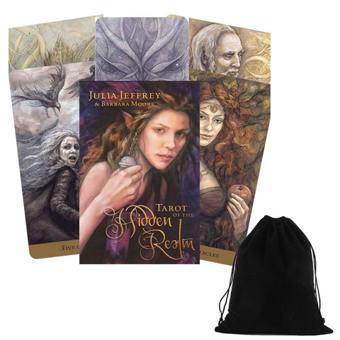 Tarot Of The Hidden Realm Tarot Cards Deck Julia Jeffrey Llewellyn With Bag