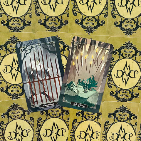 Dark Wood Tarot Cards Deck And Book Set Sasha Graham Abigail Larson Esoteric