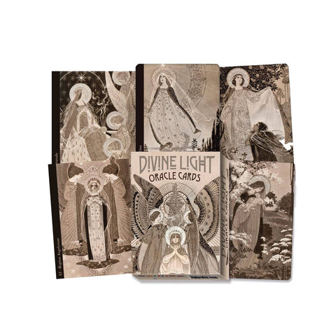 Divine Light Oracle Cards Deck Ezio Anichini Divination Italy Lo Scarabeo