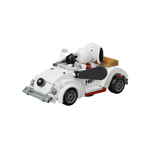 Snoopy Roadster Building Set Peanuts Construction Toy Model Kit Blocks Set