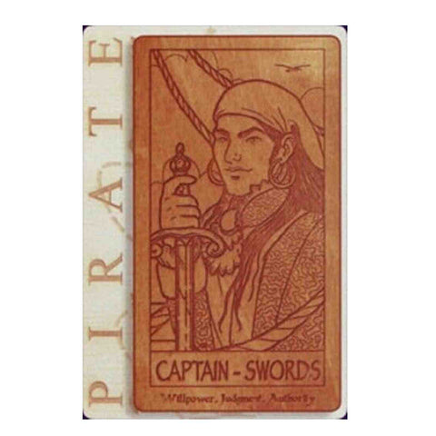Pirate Tarot Cards Deck Woodcarving Schiffer Publishing Carrie Lucas Amodio