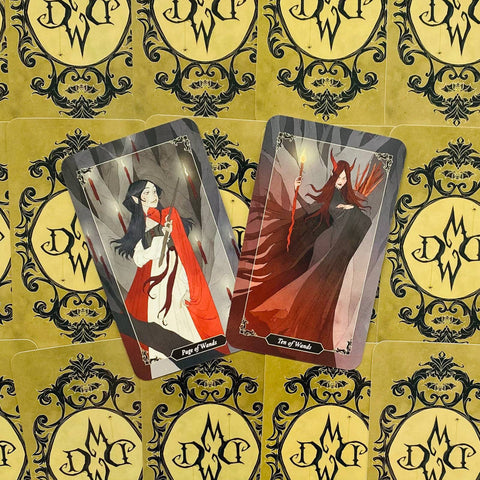 Dark Wood Tarot Cards Deck And Book Set Sasha Graham Abigail Larson Esoteric