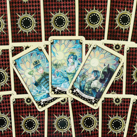 Mystical Manga Tarot Cards Deck Esoteric Telling Barbara Moore Llewellyn
