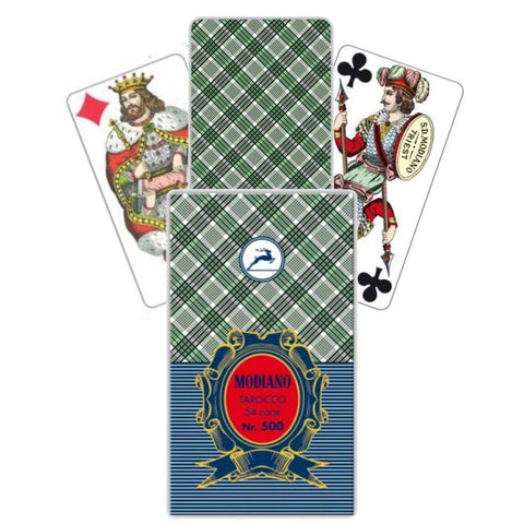 Tarocco Nr 500 Modiano Tarot Cards Classic Deck Magic Green Color