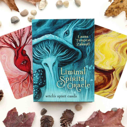 Liminal Spirits Oracle Cards Deck Book Kit Laura Tempest Zakroff Llewellyn