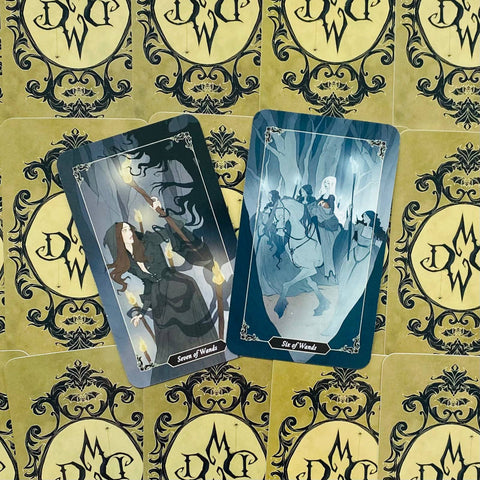 Dark Wood Tarot Cards Deck And Book Set Sasha Graham Abigail Larson Esoteric