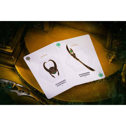 Avengers Loki Playing Cards 2 Decks Pvc & Paper Led Lights Difatta