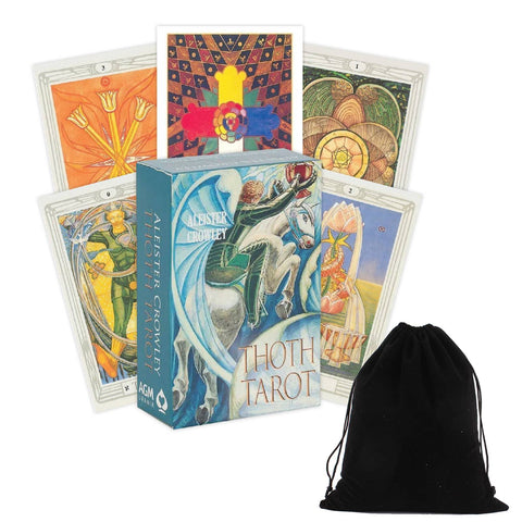 El Tarot Thoth de Aleister Crowley Standard Cards Spanish With Bag