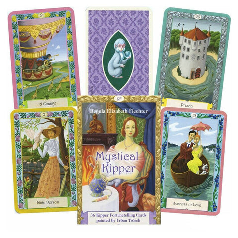 2 Deck Mystical Lenormand And Mystical Kipper Oracle Esoteric Cards Agm