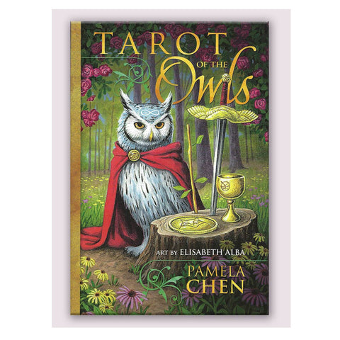 Tarot Of The Owls Cards Deck Art By Elisabeth Alba Pamela Chena Llewellyn