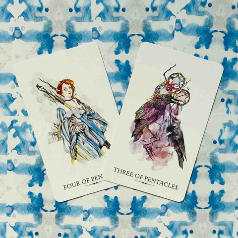 Linestrider Mini Tarot Cards Deck – Pocket Size Esoteric Tarot