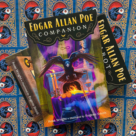 Edgar Allan Poe Tarot Cards Deck And Book Kit Llewellyn Esoteric Spiritual With Bag