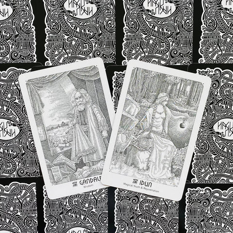 Yggdrasil Norse Cards Deck –  Nordic Oracle Divination Runes Mythology