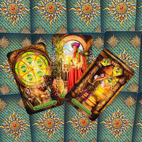Gilded Tarot Royale Cards Deck Book Kit Set Ciro Marchetti Moore Llewellyn