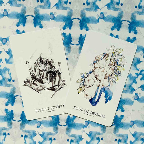Linestrider Mini Tarot Cards Deck – Pocket Size Esoteric Tarot
