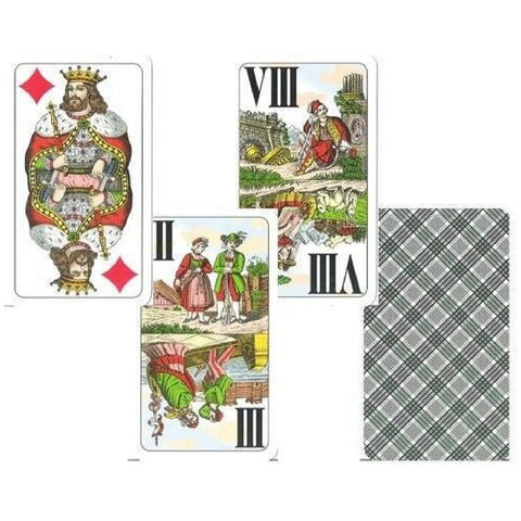 Tarocco Nr 500 Modiano Tarot Cards Classic Deck Magic Green Color