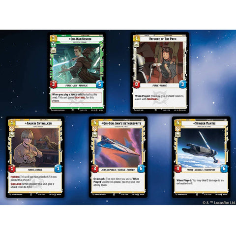 Star Wars: Unlimited – Legends of the Force Booster Display (24 Boosters)