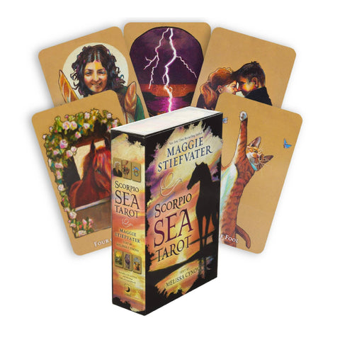 Scorpio Sea Tarot Cards Deck & Book Set Llewellyn Maggie Stiefvater Cynova