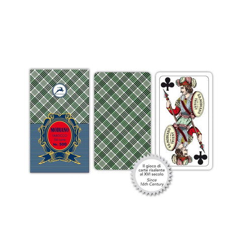 Tarocco Nr 500 Modiano Tarot Cards Classic Deck Magic Green Color