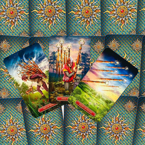 Gilded Tarot Royale Cards Deck Book Kit Set Ciro Marchetti Moore Llewellyn
